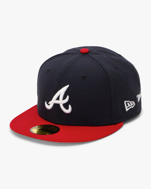 (KNIGHT BLUE) WCKDTHGHTS / KLUXBUSTERS BRAVES  NEW ERA FITTED'S