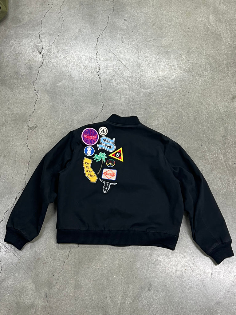 STUSSY STADIUM JACKET (SIZE XL)