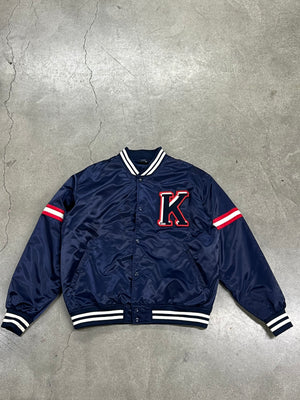 KITH SATIN BOMBER JACKET (SIZE XL)