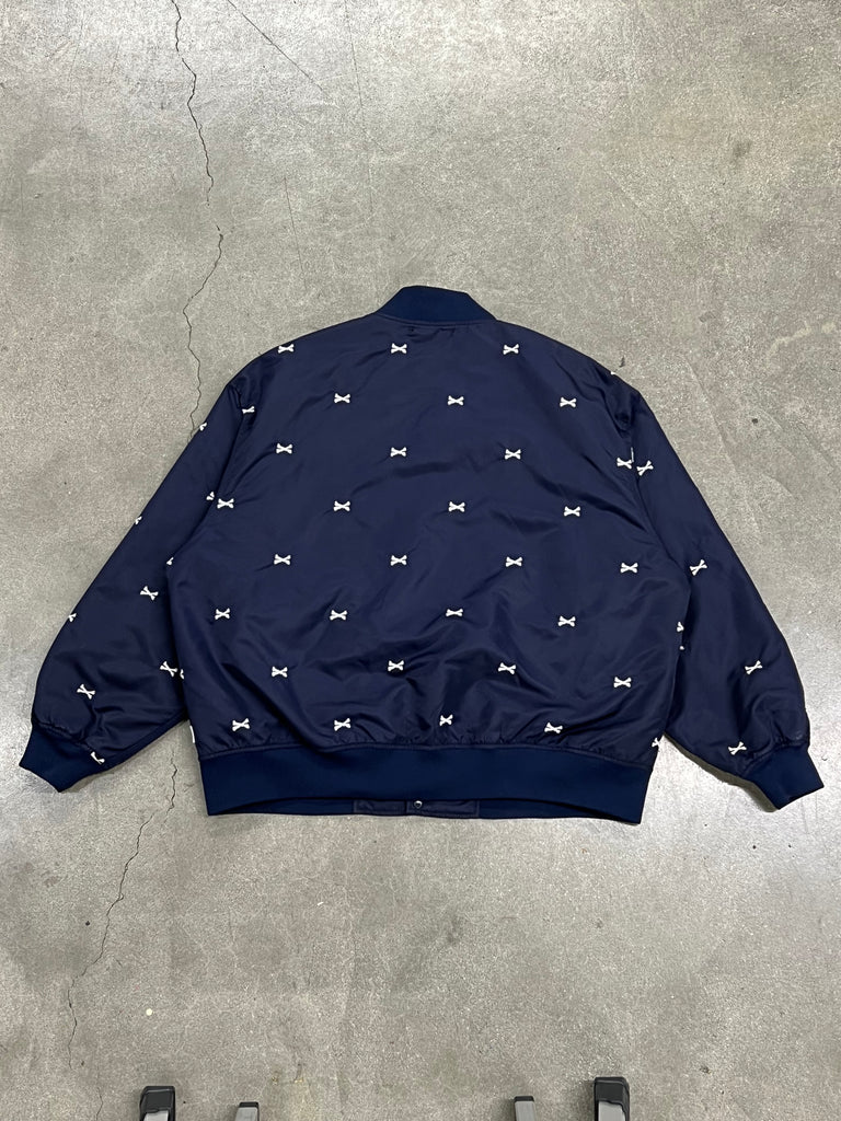 WTAPS SATIN BOMBER JACKET (SIZE L)