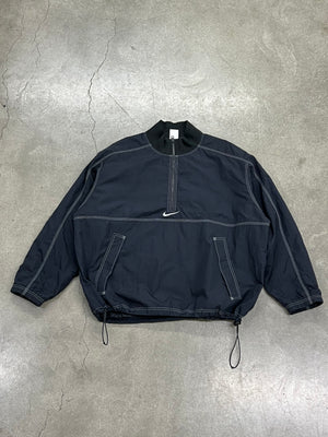 BLACK SUPREME RIPSTOCK NIKE PULLOVER (SIZE XL)