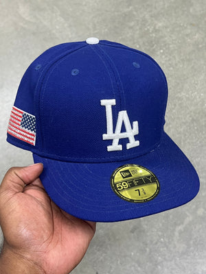 SWAVARSKI DODGERS  FITTED (SIZE 7 3/8)