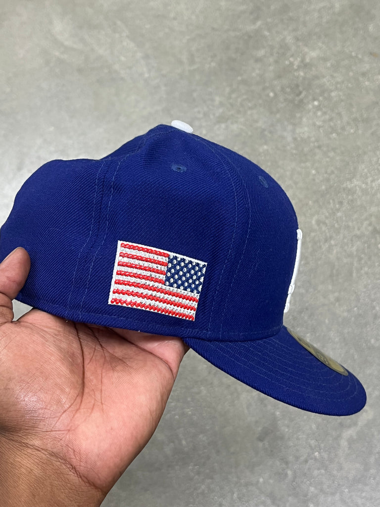 SWAVARSKI DODGERS  FITTED (SIZE 7 3/8)