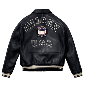 AVIREX LEATHER (SIZE L)