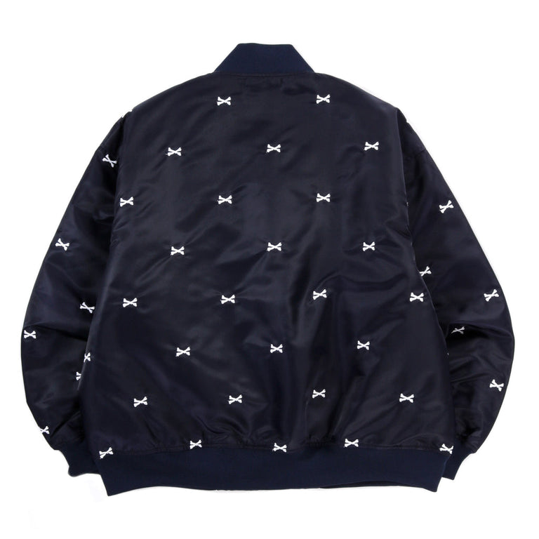 WTAPS SATIN BOMBER JACKET (SIZE L)