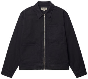 STUSSY ZIP OVERDYED WORK JACKET