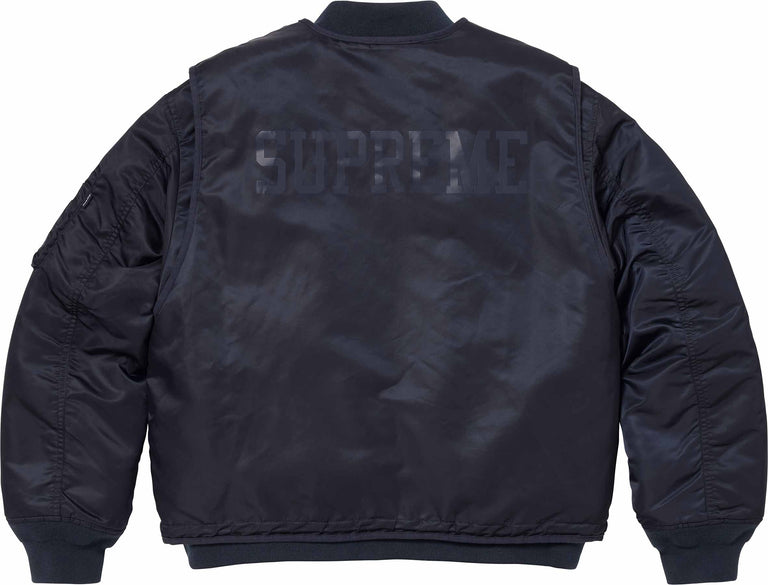 SUPREME BOMBER JACKET (SIZE XL)