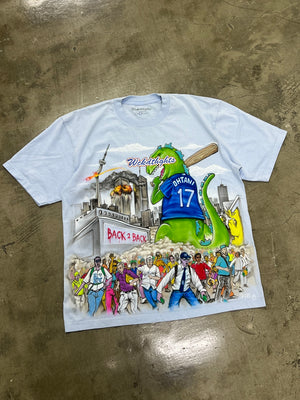 BACK 2 BACK WORLD CHAMP S/S  (SKY BLUE)