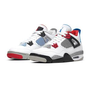 WHAT THE 4'S JORDANS (SIZE 9.5)